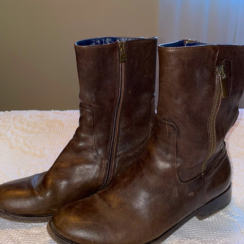 Leather Vero Cuoio Italian Boots size 37 1/2
